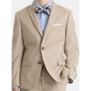 Lauren Ralph Lauren Big Boys Wool Classic Fit Suit Jacket - Tan Size 20R